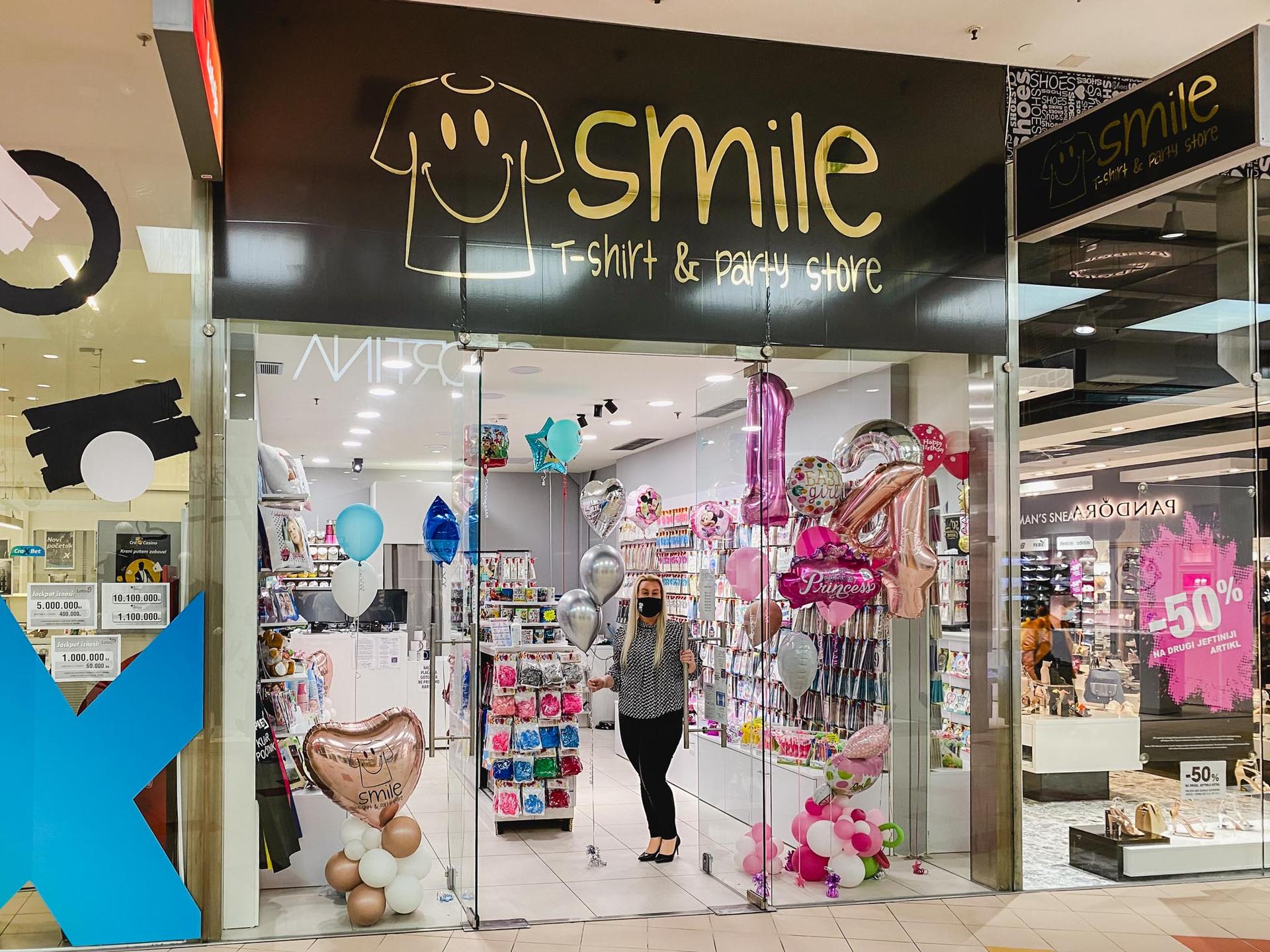 Smile T-shirt &amp; party store nudi personalizirane poklone i dekoracije za zabavu po super cijenama! 