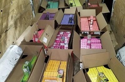 Carinici kod Kistanja zaplijenili 2.600 e-cigareta i hrpu igračaka