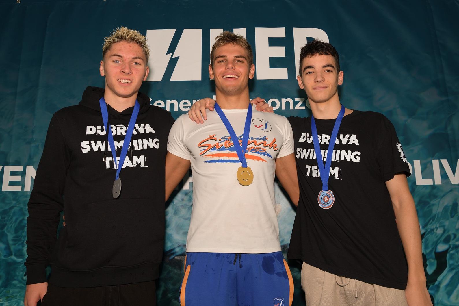 Plivačima Šibenika 6 medalja na Prvenstvu Hrvatske, uključujući dvije seniorske bronce