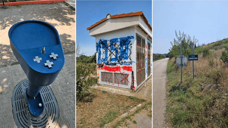 Vandali poharali Zaton, na meti česma, prometni znakovi, autobusna stajališta... 