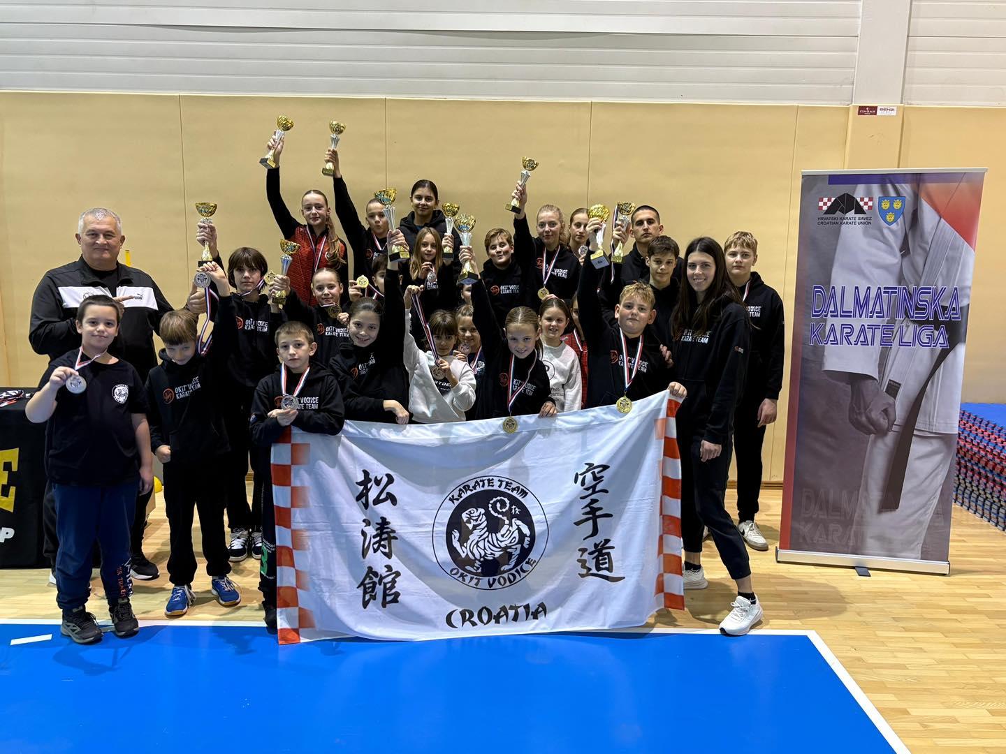 Vodički Okit ponovno najbolji karate klub u Dalmaciji