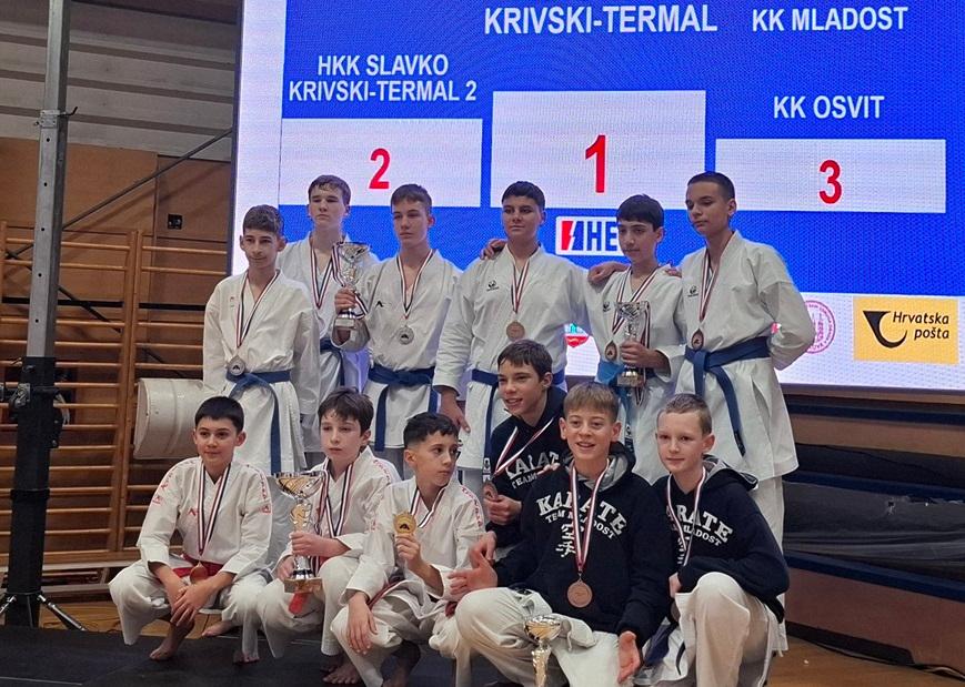 Ženska ekipa Karate kluba Osvit prvak Hrvatske