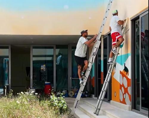 Mural kao dio ambijenta: Atrij kampusa na Tvrđavi sv. Ivana dobio veselo novo ruho 