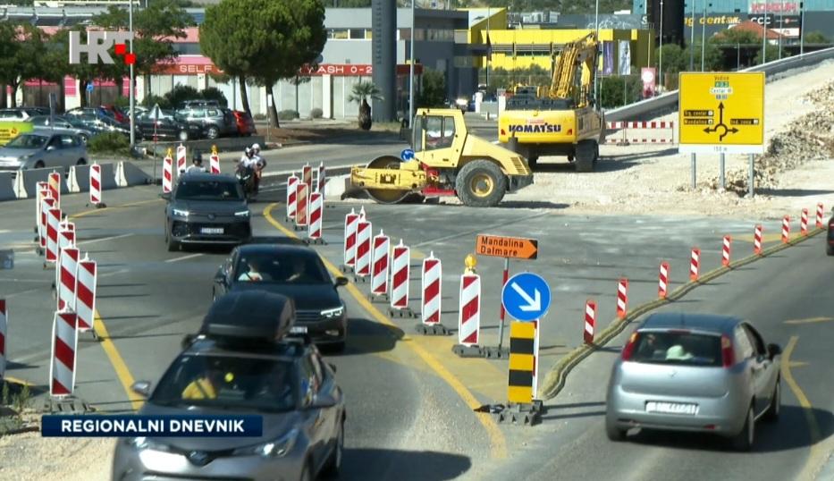 Čvor Mandalina pri završetku: Prometni kaos na ulazu u Šibenik odlazi u povijest