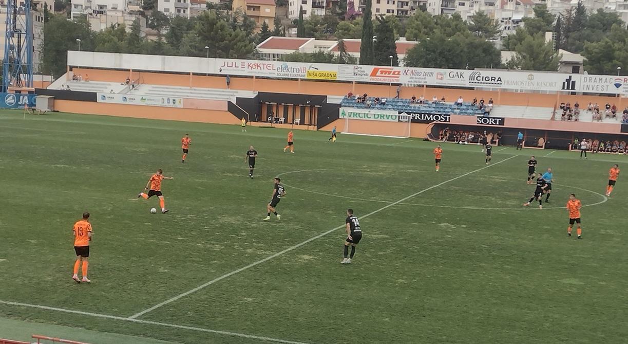 Šibenik iščupao bod protiv Zagore: Rino Škorlić u 11. minuti nadoknade pogodio odmjerenim udarcem