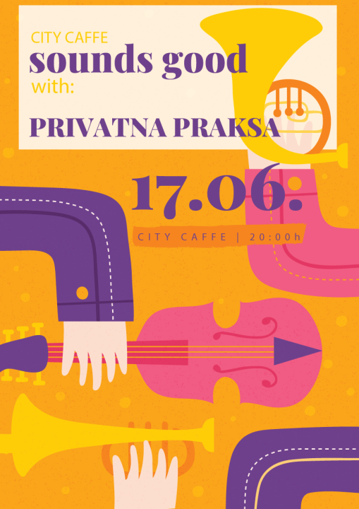 Četvrtak rezervirajte za City Caffe i opustite se uz svirku Privatne prakse!