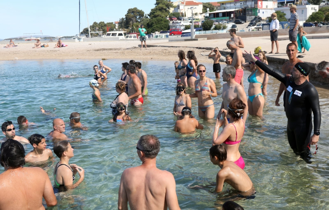 Ribafish jutros zaplivao do Krapnja, krajnji ovogodišnji cilj mu je otok Ugljan