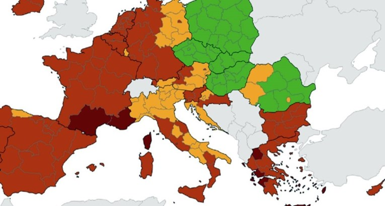 Nova korona karta: Dalmacija i Istra ostale narančaste, sjever Hrvatske u crvenom