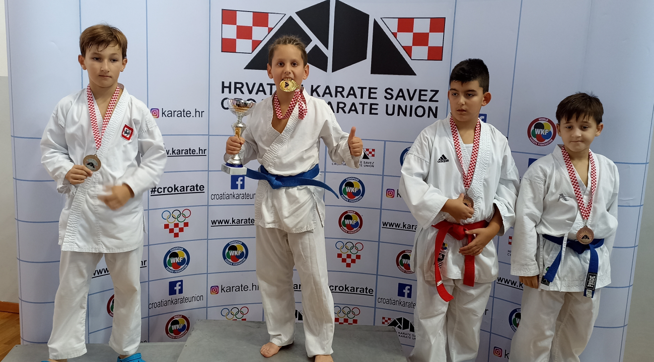 Šibenski karataši Marko i dva Roka prvaci Hrvatske do 14 godina!