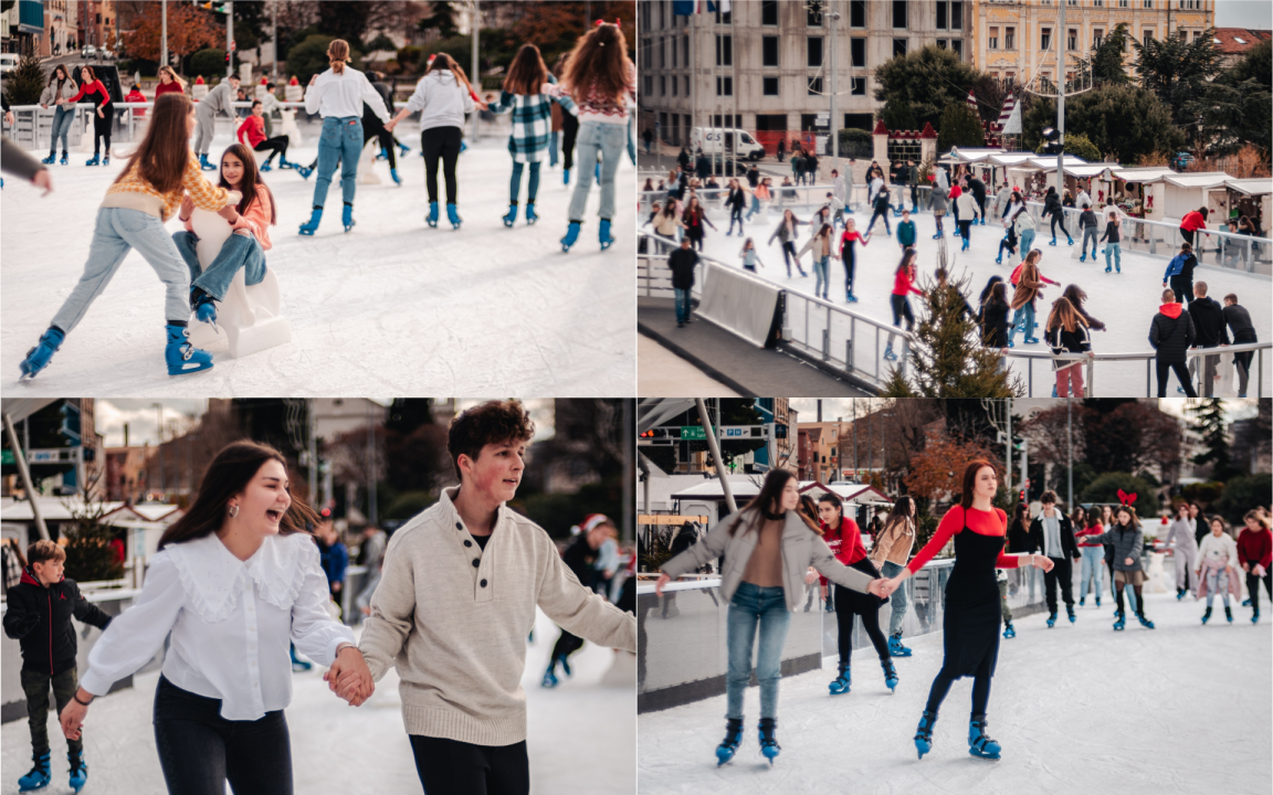 Vitićevo klizalište postalo omiljena jutarnja zabava šibenskih učenika