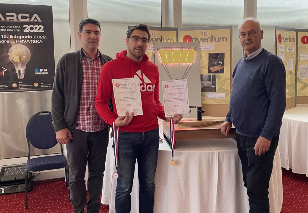 Drveni umivaonik i ultra tanke svjetleće reklame donijeli medalje šibenskom Društvu inovatora  