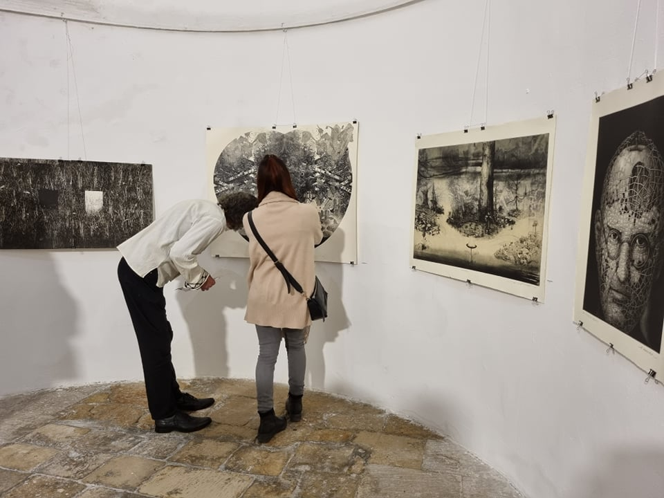 U Galeriji sv. Krševana suvremena japanska tehnika 32 HANGA: 'Ova izložba je jedan most između Šibenika i Tokija'  