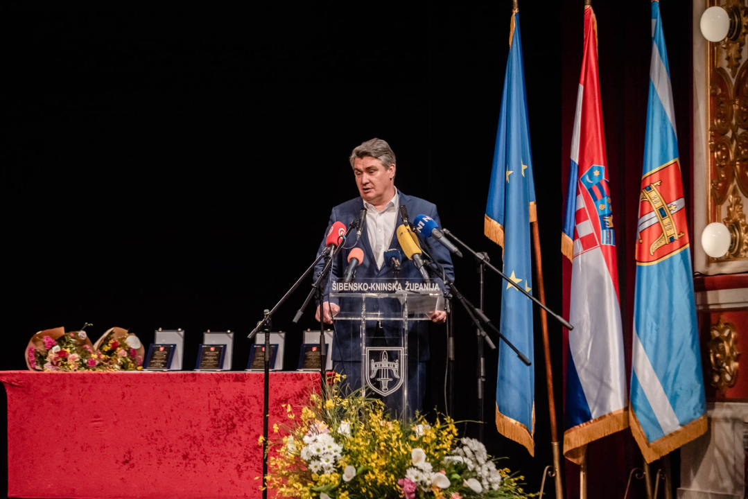 Dodijeljene nagrade zaslužnima, predsjednik Milanović poručio: 'Ovo je županija kvalitetnog života i pametnih ljudi' 
