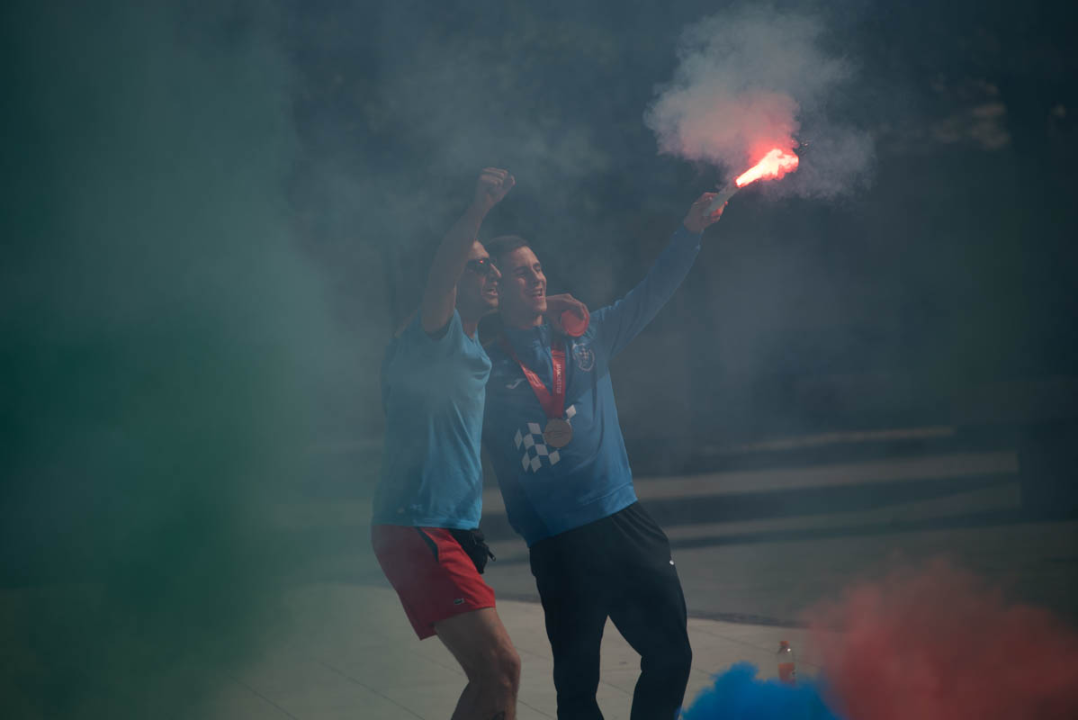 Osvajač europske bronce u taekwondou Josip Teskera svečano dočekan u Kninu