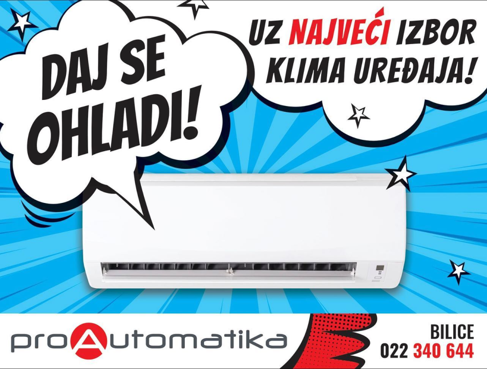 Pro Automatika ima najveći izbor klima uređaja za spas od vrućina! 