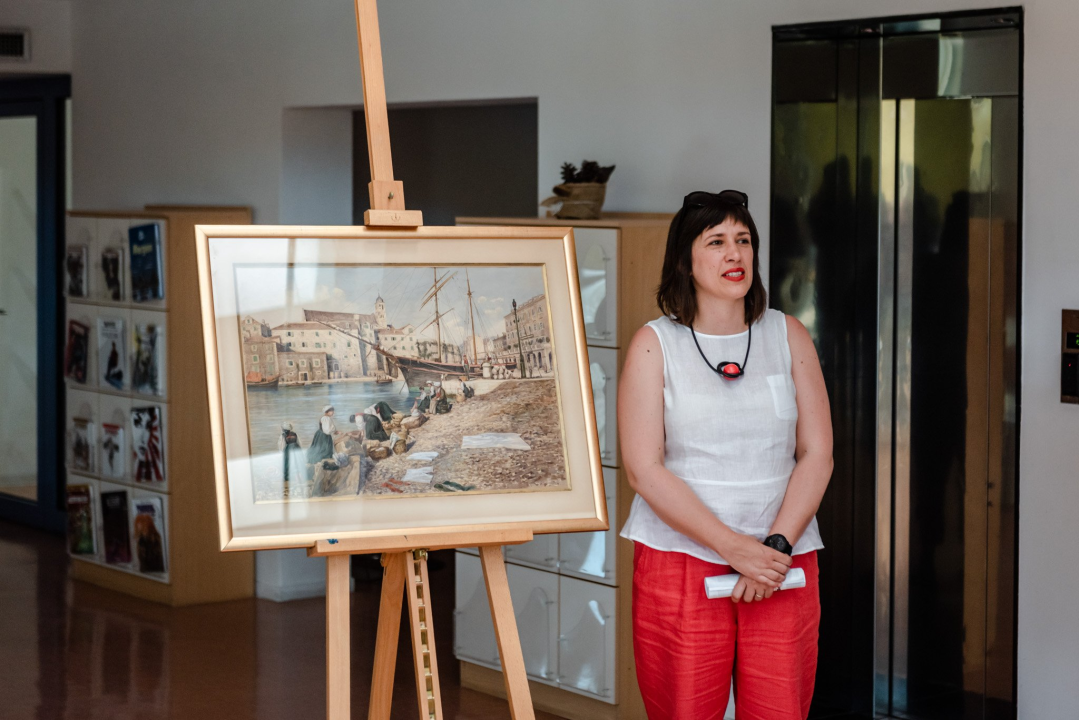 Slika stara preko 140 godina stigla u šibensku knjižnicu: 'Ovo djelo kulturološki obogaćuje povijesnu priču našeg grada' 