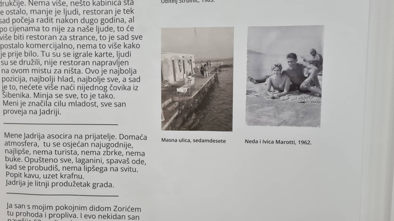Izložba o Jadriji nije prošla bez krafni: 'Ako ljudi ne mogu tamo na kupanje, ne znaju gdje bi'