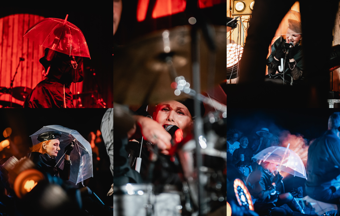 Bura, bura svuda oko nas. Osim oko Josipe koja je cijeli koncert sjedila na podu iza bubnja!