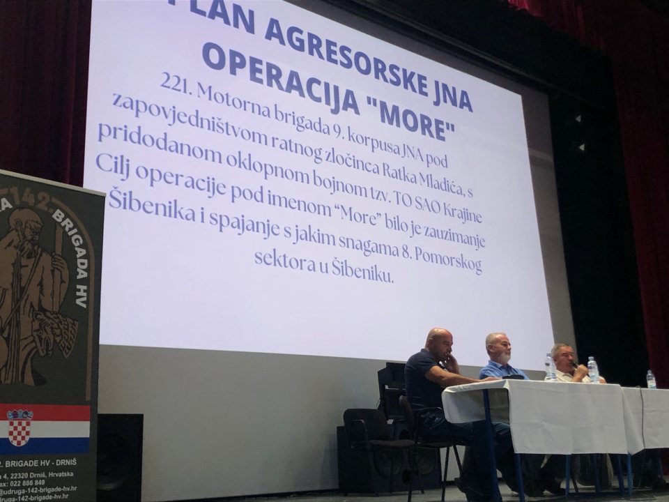 Srednjoškolci iz Drniša i Šibenika na tribini o Rujanskom ratu