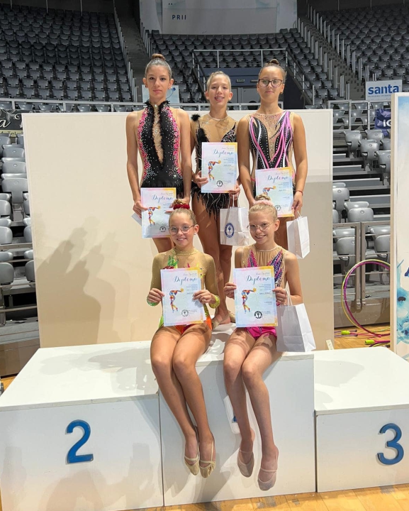 Devet ritmičarki GK Šibenik-Dalmacije nastupalo na međunarodnom turniru "Sirena Cup 2022" u Zadru