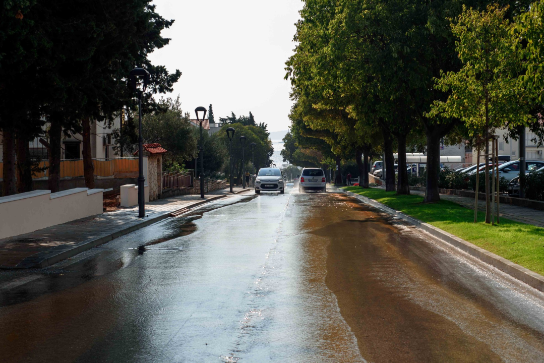 U Vodicama su u tijeku najavljeni radovi, nema poplave