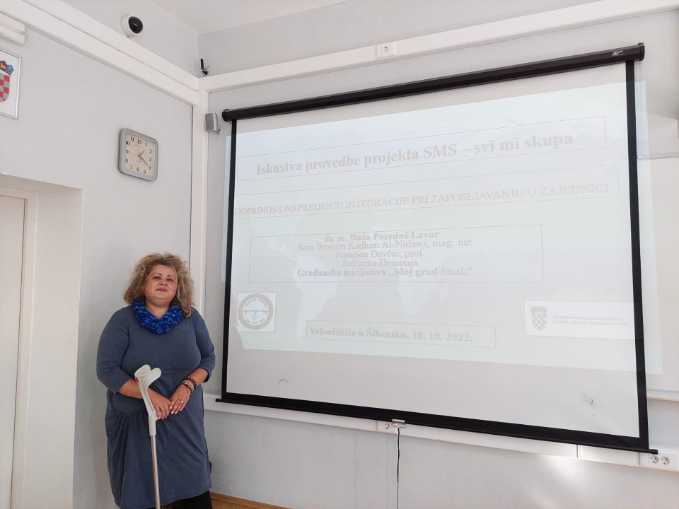 Projekt 'SMS – svi mi skupa' predstavljen na Veleučilištu u Šibeniku 