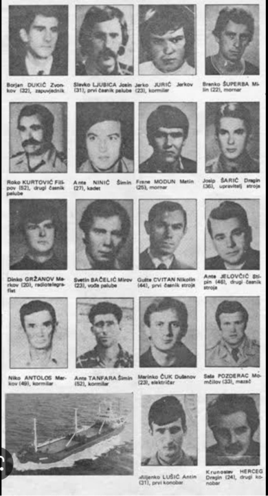 Prošle su 43 godine od havarije broda 'Kaprije': 18 šibenskih pomoraca stradalo u Mramornom moru