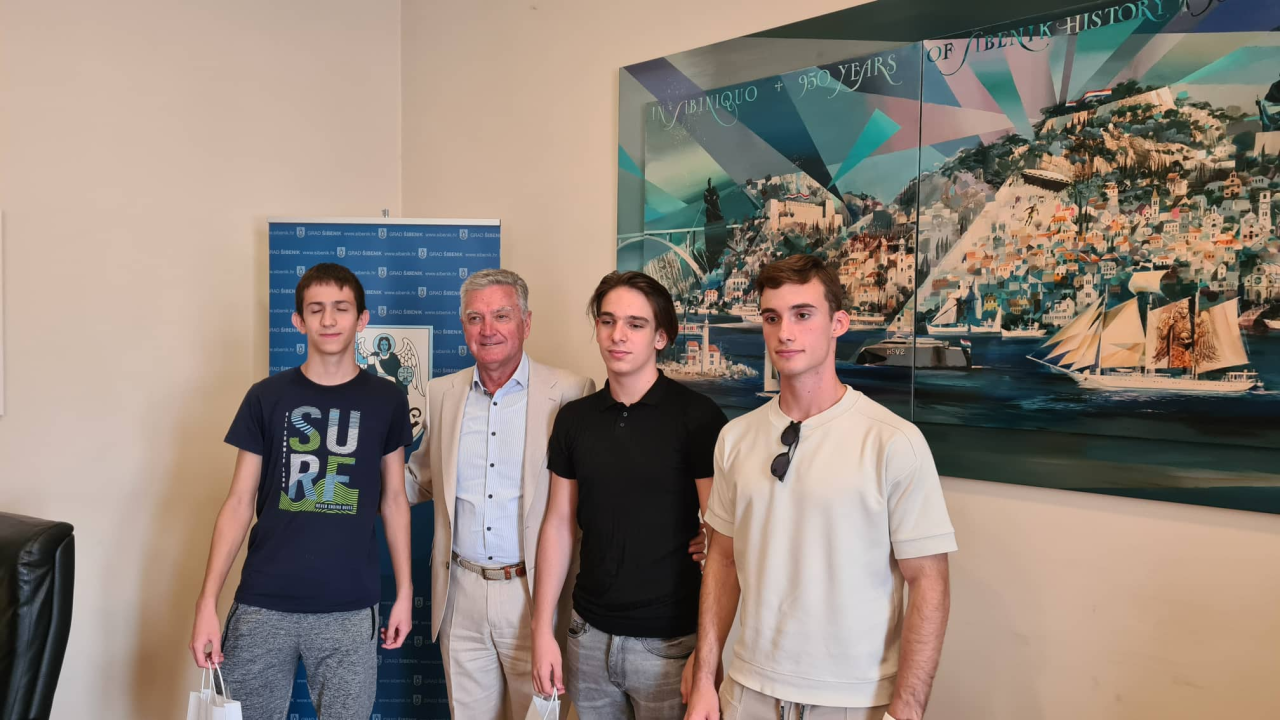 Gradonačelnik primio inovatore 'Fausta Vrančića': 'Veseli činjenica što ste u svoj rad uključili mlade'