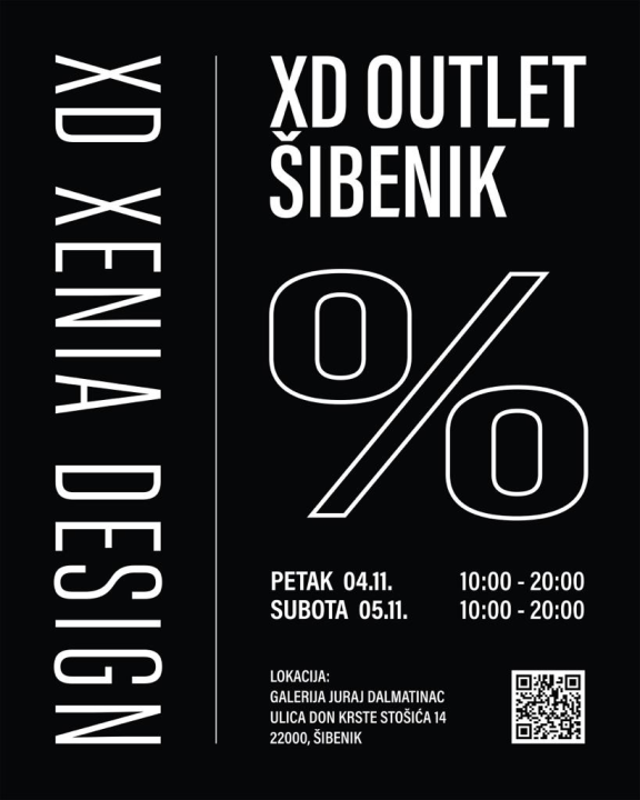 Galerija Juraj Dalmatinac za vikend postaje XD Xenia Design outlet: Potražite bezvremenske dizajnerske komade!