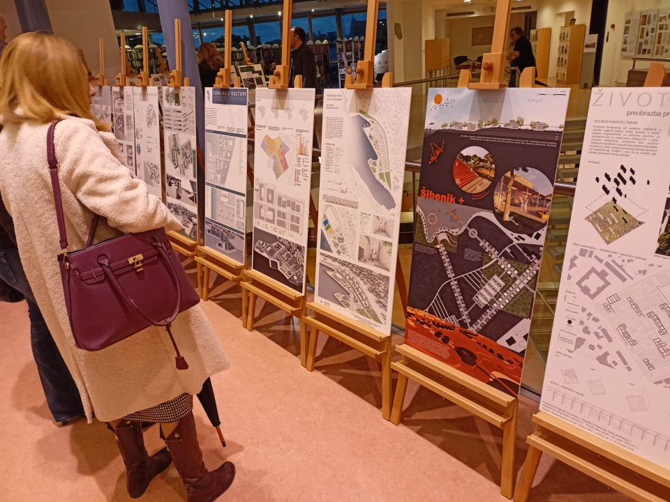 Šibenik budućnosti: U knjižnici otvorena zanimljiva izložba studenata arhitekture