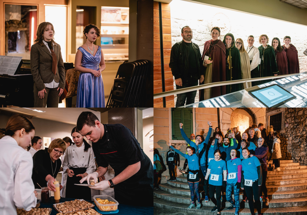 Učenici u muzeju pjevali Lukačića i predstavili šibenske galete dok su trkači ‘Zagrlili grad’