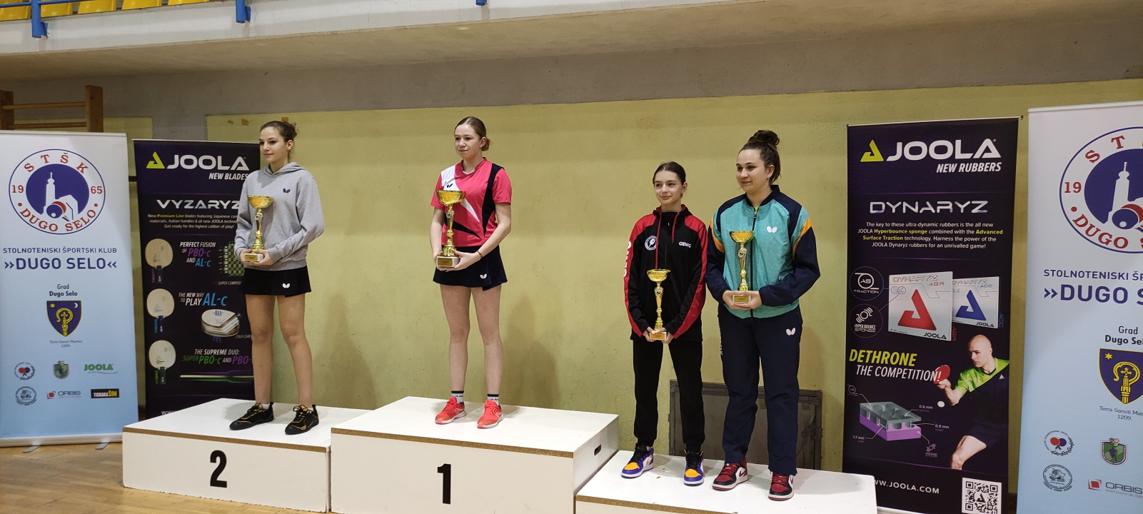 Uspjeh Stolnoteniskog kluba Šibenik i na međunarodnom turniru u Dugom Selu 