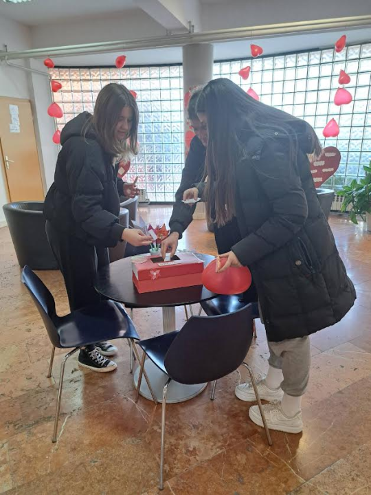 Učenici Turističko-ugostiteljske škole obilježili Valentinovo: Izradili plakate s ljubavnim pjesmama, ispekli kolačiće...