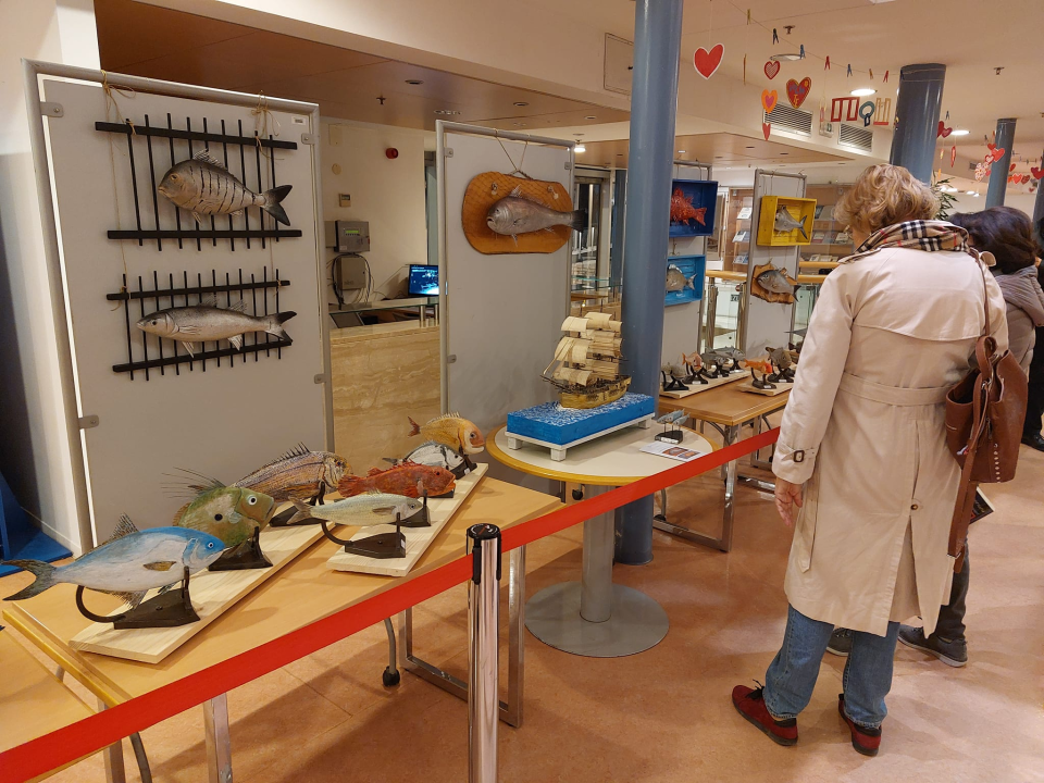 U knjižnici otvorena izložba skulptura od palminog drva Branka Kronje i Frane Stančića