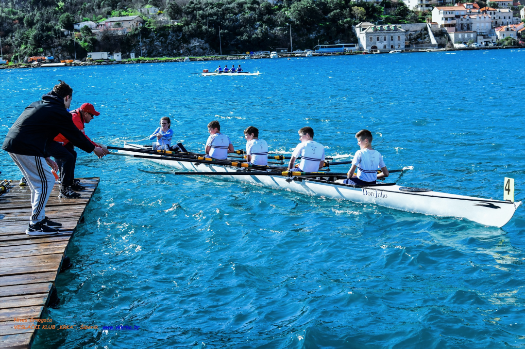 Veslači Krke vikend proveli u Dubrovniku na trećoj utrci Kupa Dalmacije