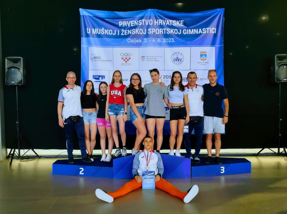 Dišpetov gimnastičar Roko Zorić juniorski viceprvak Hrvatske