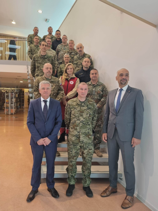 Polaznici 25. naraštaja Ratne škole 'Ban Josip Jelačić' u posjetu Šibeniku i Šibensko-kninskoj županiji  