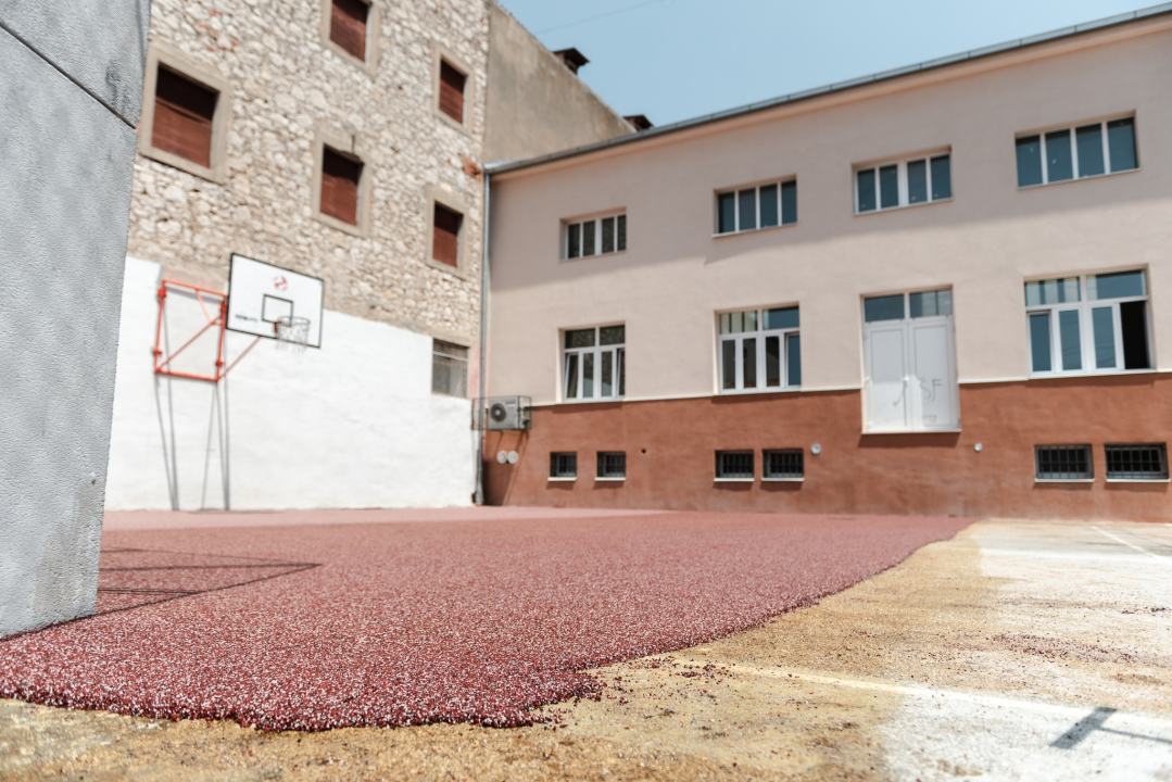 Beton u 'Partizana', kao i naziv, ostaje u povijesti: 'Miminac' dobio gumenu antistres podlogu