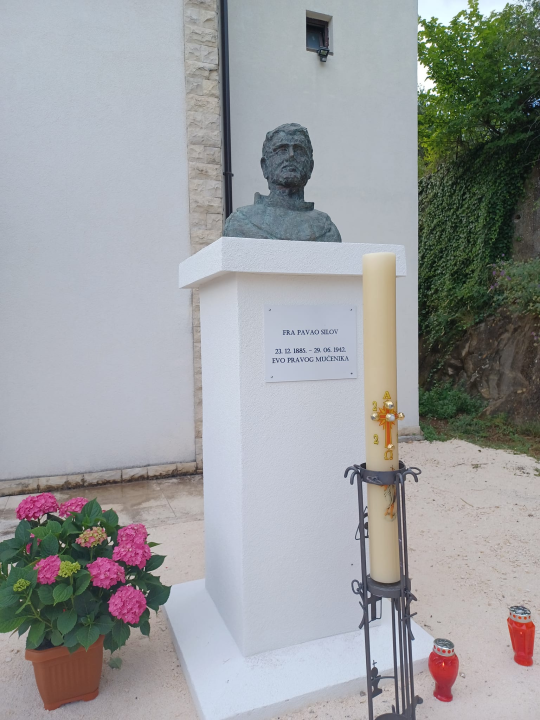 U Rupama otkrivena bista fra Pavla Silova