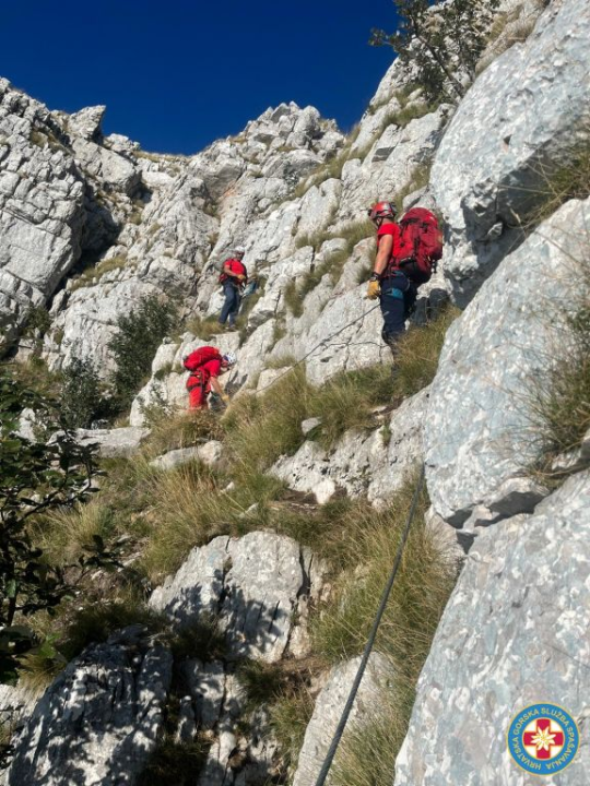 Šibenski HGSS-ovci spašavali strance s dinarske ferate: 'Dobro procijenite svoje sposobnosti'