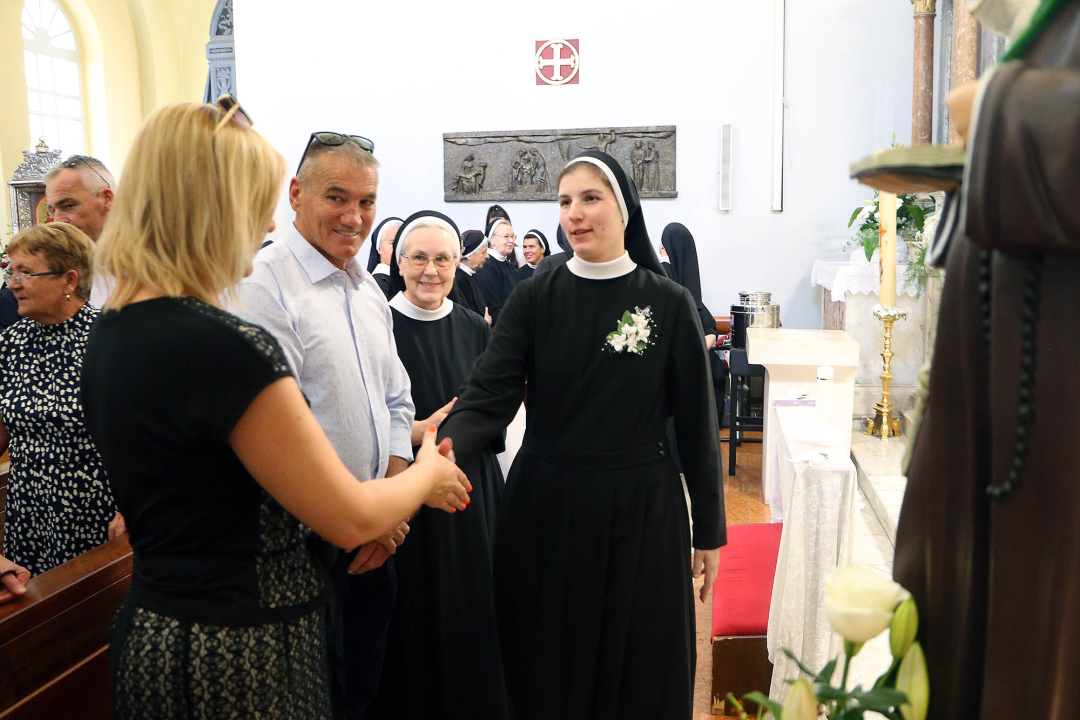 Sestra Tea Božić položila prve redovničke zavjete