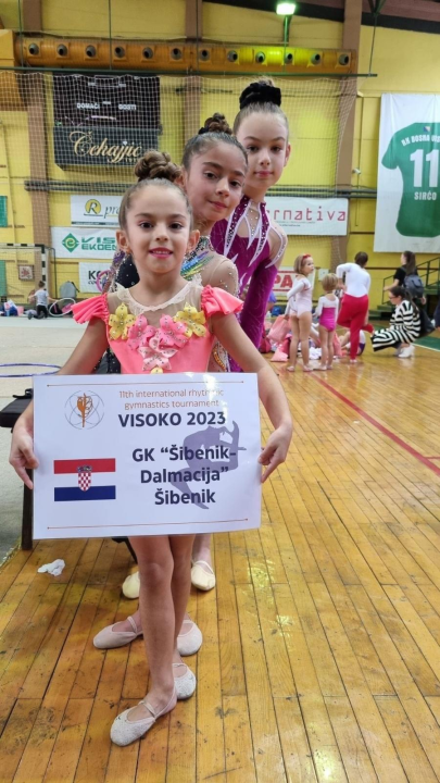 Članice GK Šibenik-Dalmacija u Visokom došle do srebra, bronce i nagrade za simpatičnost