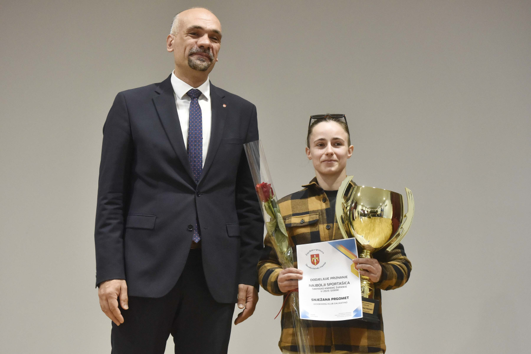 Toni Slavica i Snježana Prgomet najbolji su sportaši u županiji u 2023. godini 
