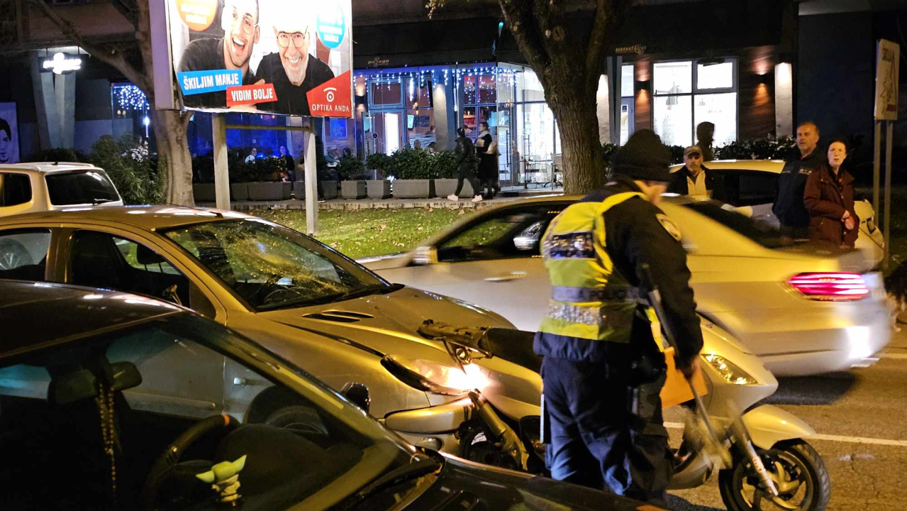 Kod parka na Baldekinu sudar motora i automobila, nitko nije ozlijeđen 