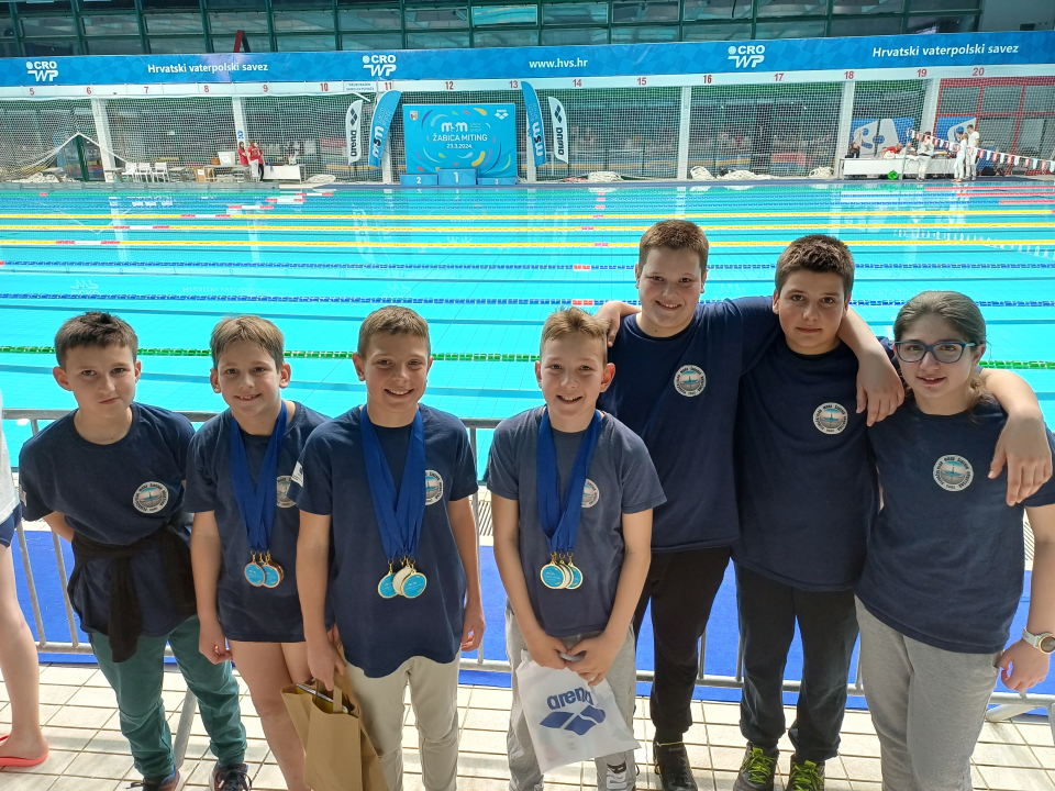 Mislav Badurina, Mate Džepina i Petar Stegić sjajni na plivačkom mitingu u Zagrebu