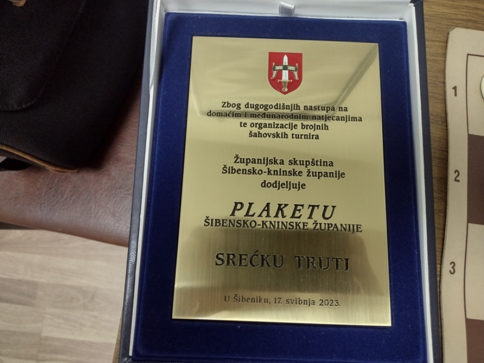 Šahist Srećko Truta nakon 10 godina prvak grada: 'Šah je bio simbol urbanizacije Šibenika'