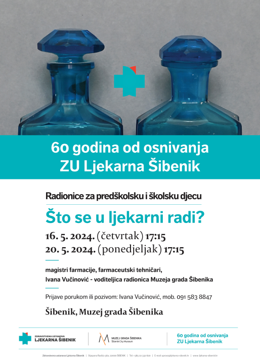 Ljekarna Šibenik osnovana je prije 60 godina, u povodu toga pripremili zanimljiv program