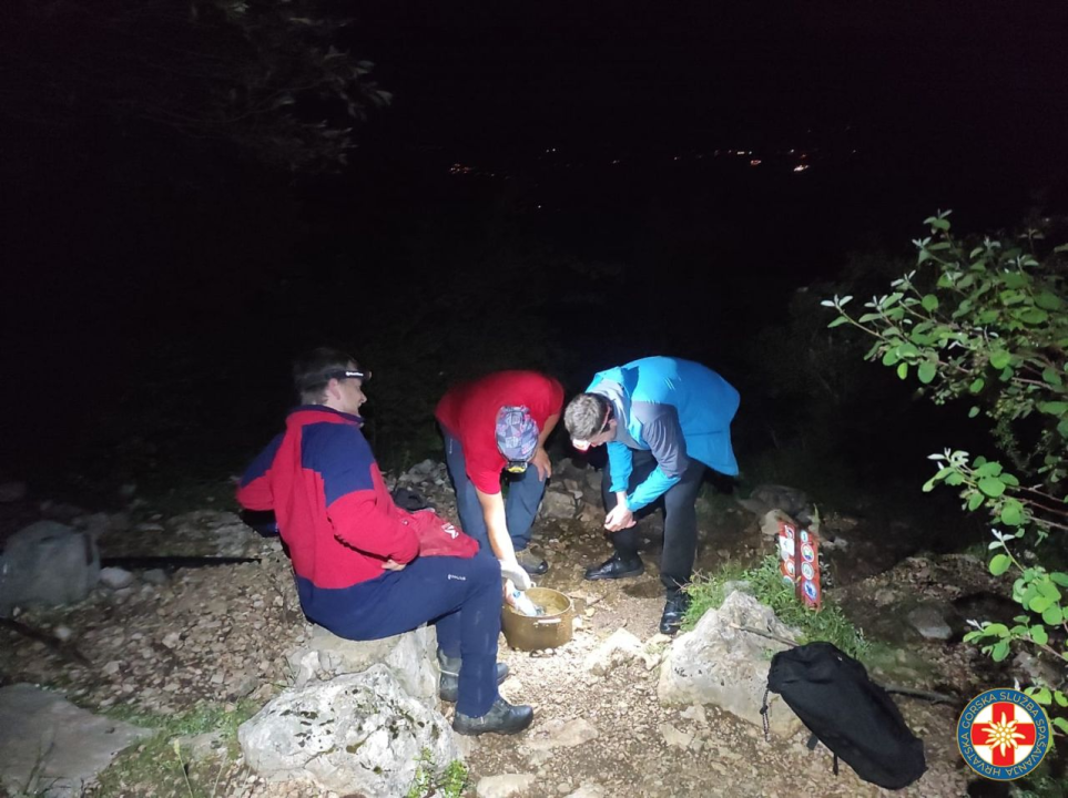 Šibenski HGSS-ovci tijekom noći spašavali njemačkog turista s Dinare