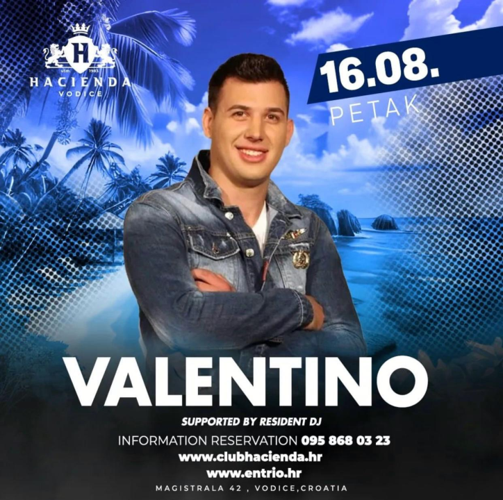 Započnite svoj vikend u Haciendi uz Valentina 