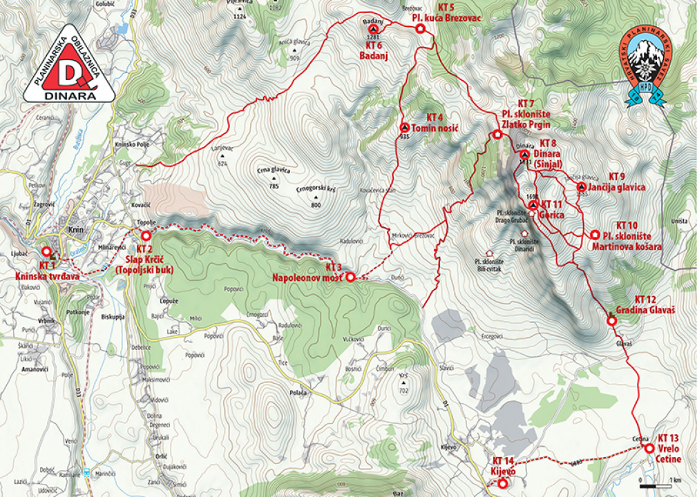HPS poziva planinare na otvorenje planinarske obilaznice Dinara